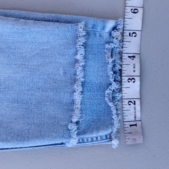 Buffalo David Bitton Jess Rip & Repair Mid-Rise Skinny Embroidered Rainbow Pockt - Picture 6 of 15